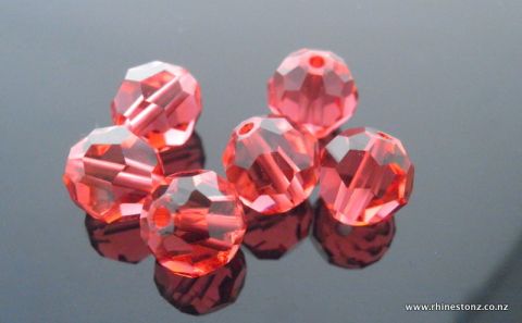 50% OFF! Swarovski Round Art 5000 Padparadscha 6mm